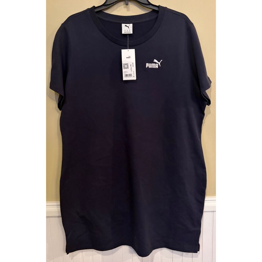 PUMA Women ESG SS Essential Dress Relaxed Fit US 1X T-Shirt Dress Oversized